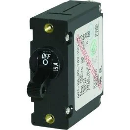 Blue Sea 7208 Ac/Dc Single Pole Magnetic World Circuit Breaker - 15amp