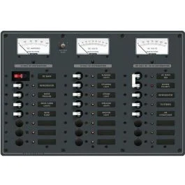 Blue Sea 8084 Ac Main +6 Positions/Dc Main +15 Positions Toggle Circuit Breaker Panel - White Switches