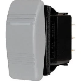 Blue Sea 8231 Water Resistant Contura Iii Switch - Off-(On) - Grey