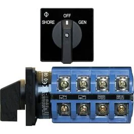 Blue Sea 9093 Switch Ac 120 + 120/240vac Off+2 Positions