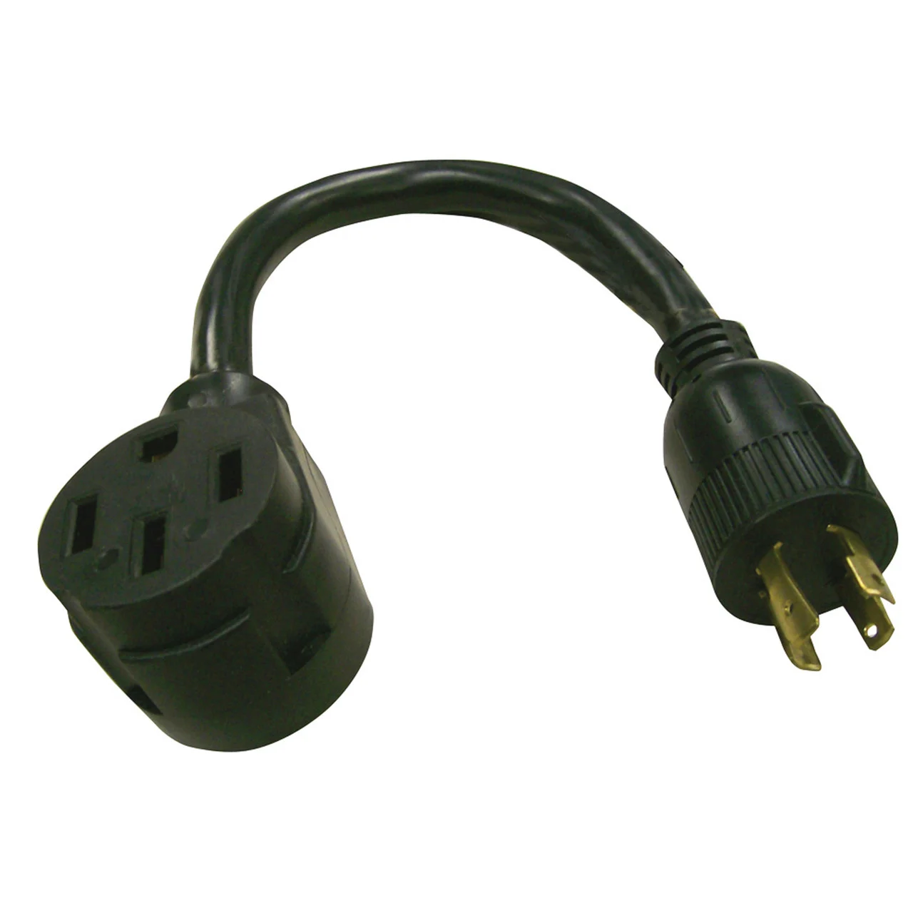 Valterra A10-G30450VP Mighty Cord 12" Generator Adapter Cord - 4-Prong, 30AM to 50AF - A10-G30450VP