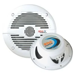 Boss Audio Mr50 5.25" Round Speakers - White - Pair