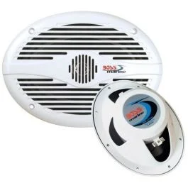 Boss Audio 6"X 9" Mr690 Oval Speakers - White - 350w