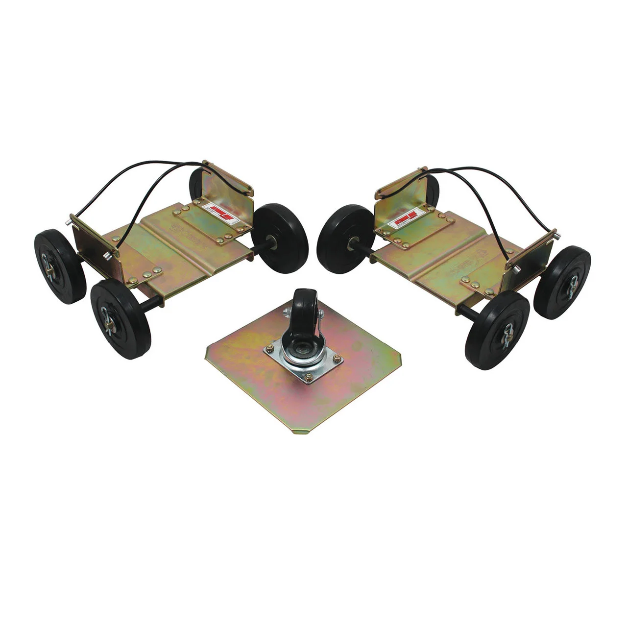 Extreme Max 5800.0203 Power Wheels Drivable Snowmobile Dollies - Wide - 5800.0203