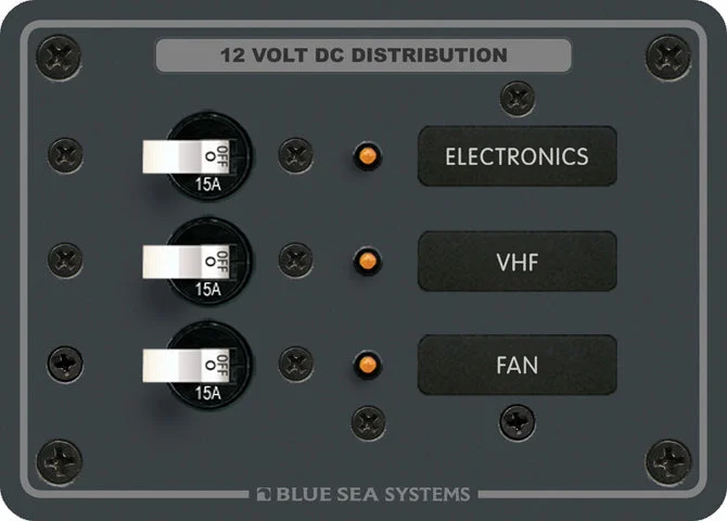BSS Traditional Metal Panel - DC - 3 Pos