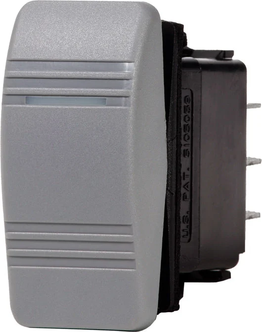 BSS Contura Switch SPDT Gray - (ON)-OFF-ON