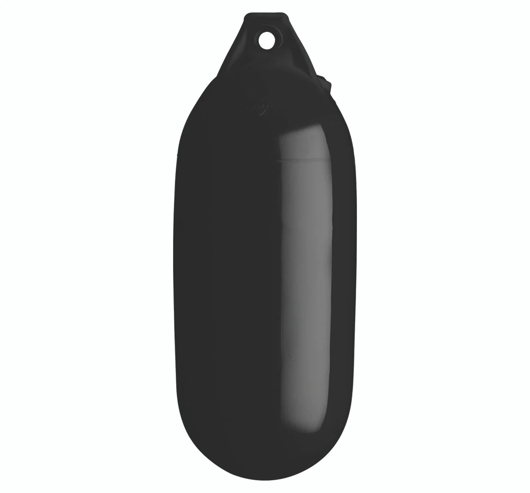 Polyform S-1 BLACK S Series Buoy - 6" x 15", Black - S-1 BLACK