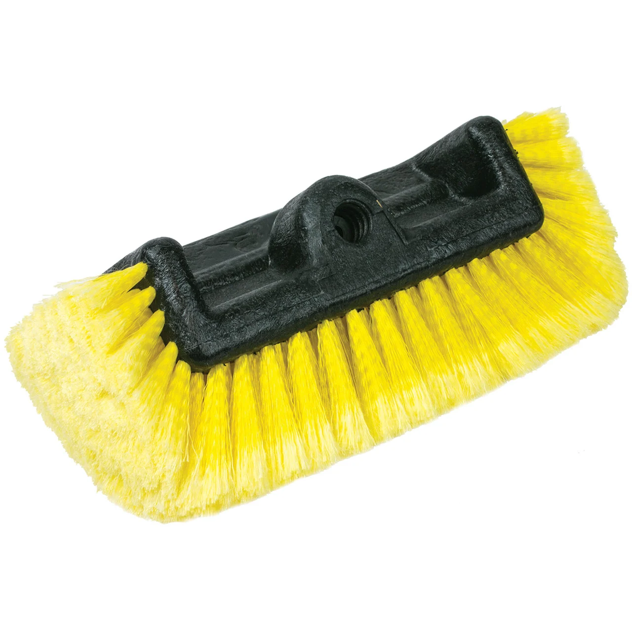 Sea-Dog 491081-1 Boat Hook Angled Three-Sided Bristle Brush - Medium, Yellow - 491081-1