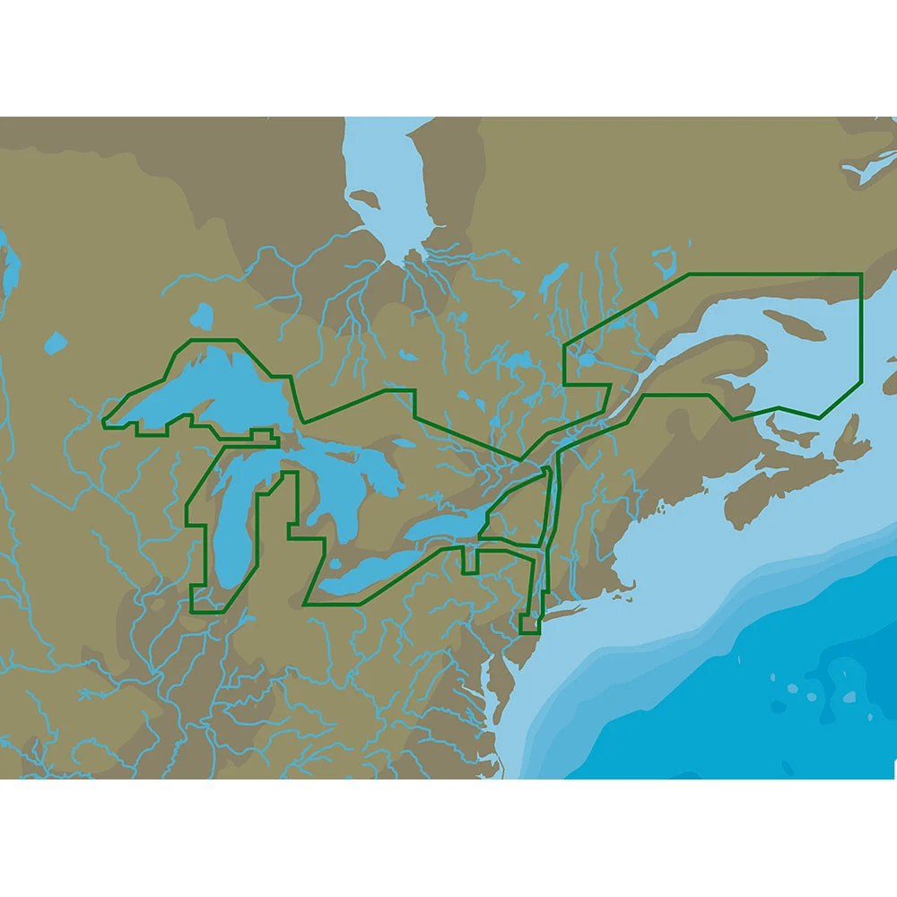 C-MAP 4D NA-D061 Great Lakes & St Lawrence Seaway -microSD™/SD™