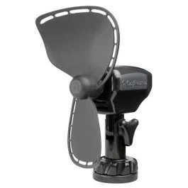 Seekr By Caframo Ultimate 747 12v 2-Speed 7" Fan W/Lighter Plug - Black