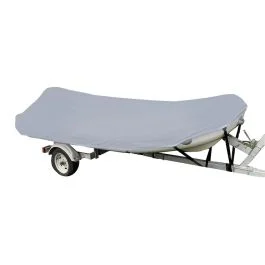 Carver Poly-Flex Ii Styled-To-Fit Boat Cover F/9.5' Blunt Nose Inflatable Boats - Grey