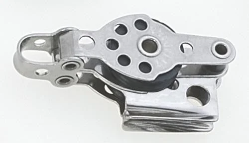 Viadana 25mm Double Block w/Becket & Vee Jam, 09.63