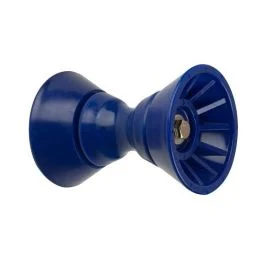 C.E. Smith 4" Bow Bell Roller Assembly - Blue Tpr