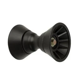 C.E. Smith 4" Bow Bell Roller Assembly - Black Tpr
