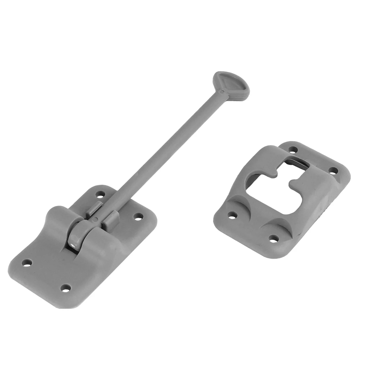 RV Designer E238 Plastic T-Style Entry Door Holder - Gray, 6" - E238