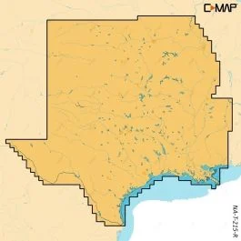 C-Map Reveal X - U.S. Lakes South Central