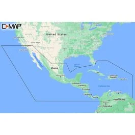 C-Map M-Na-Y205-Ms Central America & Caribbean Reveal Coastal Chart
