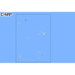 C-Map M-Na-Y210-Ms Hawaii Marshall Islands French Polynesia Reveal Coastal Chart