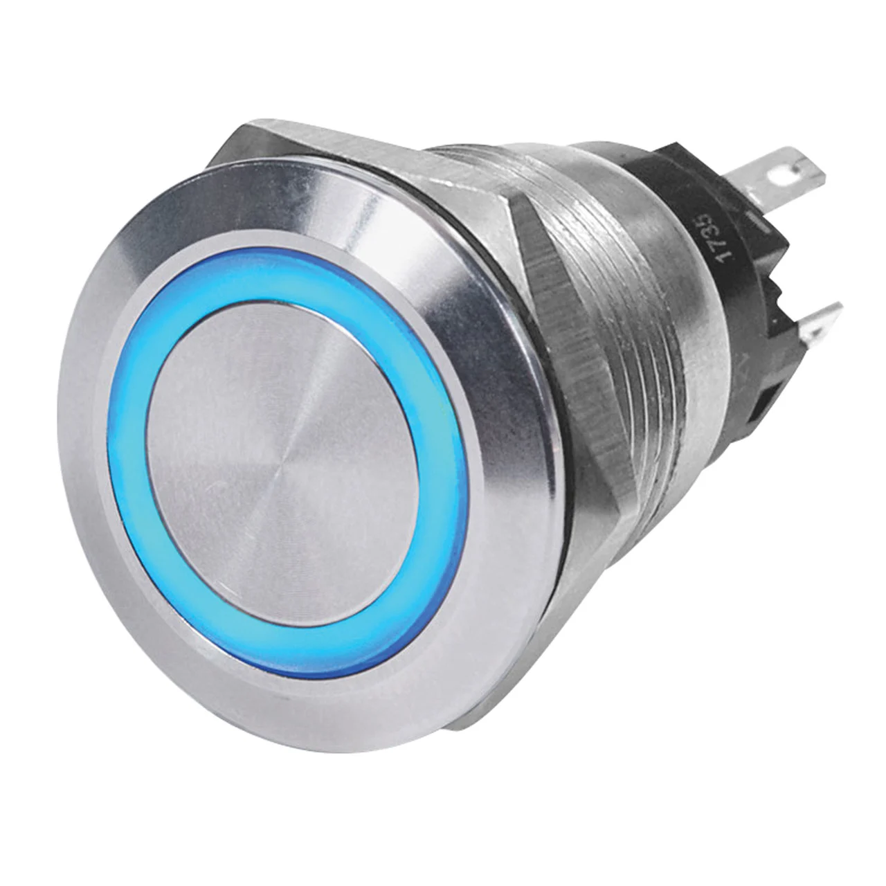 Blue Sea Systems 4160-BSS Switch Button 10A OFF-ON BLUE - 4160-BSS