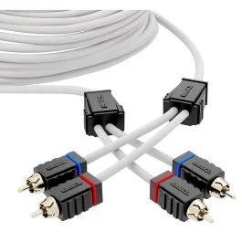 Ds18 Marine Tinned Ofc Rca Cable - 12'