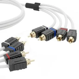 Ds18 Marine Tinned Ofc Rca Cable - 4 Channel - 25'