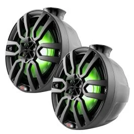 Ds18 Hydro 6.5" Compact Wakeboard Pod Tower W/Rgb Light - 300w - Black