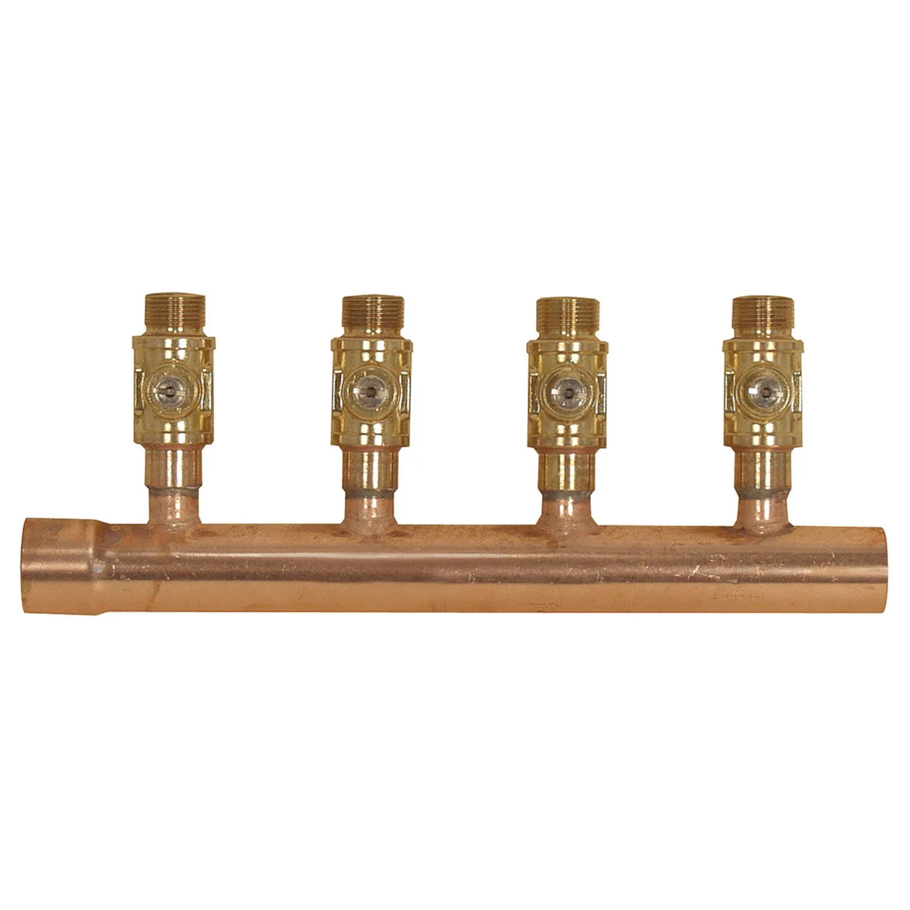 Willow Springs WSD1257504V Manifold with 1-1/4" Sweat Header x 3/4" PEX Crimp - 4 Loop - WSD1257504V