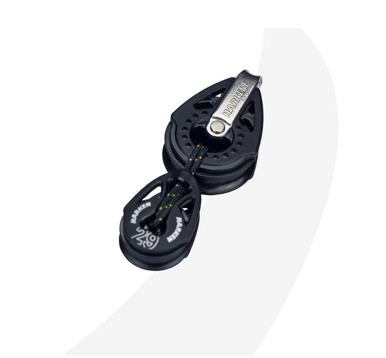 Harken 40mm & 29mm optimist mainsheet link block