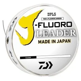 Daiwa J-Fluoro Fluorocarbon Leader - 50lb - 50yds