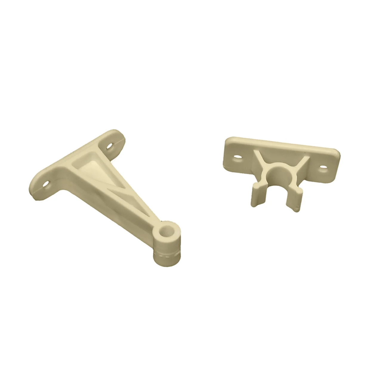 RV Designer E243 Plastic Clip-Style Entry Door Holder - Colonial White, 3" - E243