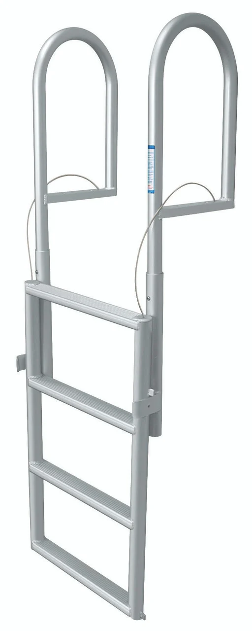 Jif Marine - 4-step Standard Lift Ladder Aluminum (djx4)