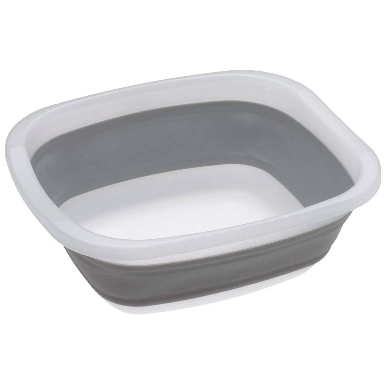 Progressive International CDT-1 Collapsible Dish Tub - 10 Qt., Gray - CDT-1