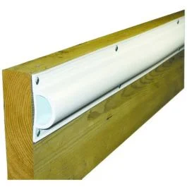 Dock Edge Standard "D" Pvc Profile 16ft Roll - White