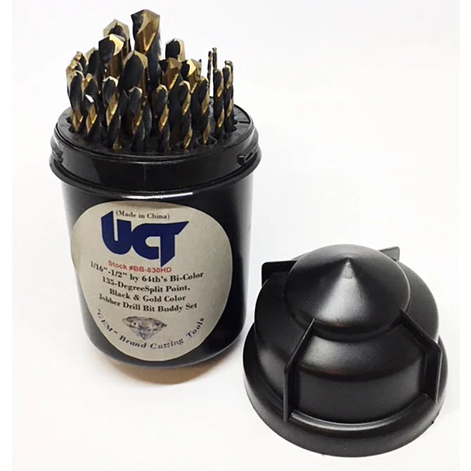 Jobber Bi-Color Drill Bit Buddy Set - 29 Piece  1/16" - 1/2" x 64ths