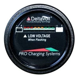 Dual Pro Battery Fuel Gauge - Deltaview Link Compatible - 48v System (4-12v Batteries, 8-6v Batteries, 6-8v Batteries)