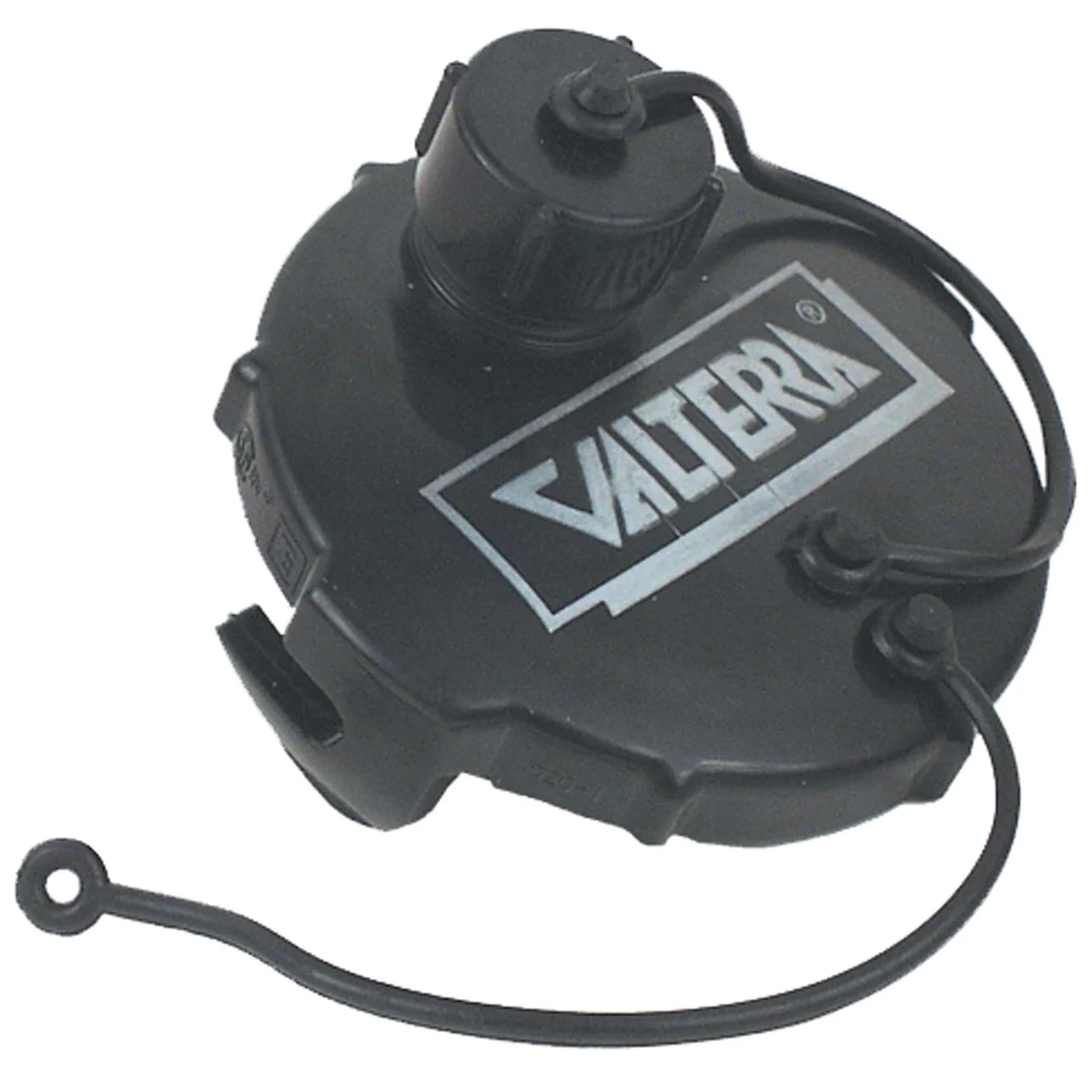 Valterra T1020-1 Waste Valve Cap - 3" with Capped 3/4" GHT, Black, Bulk - T1020-1
