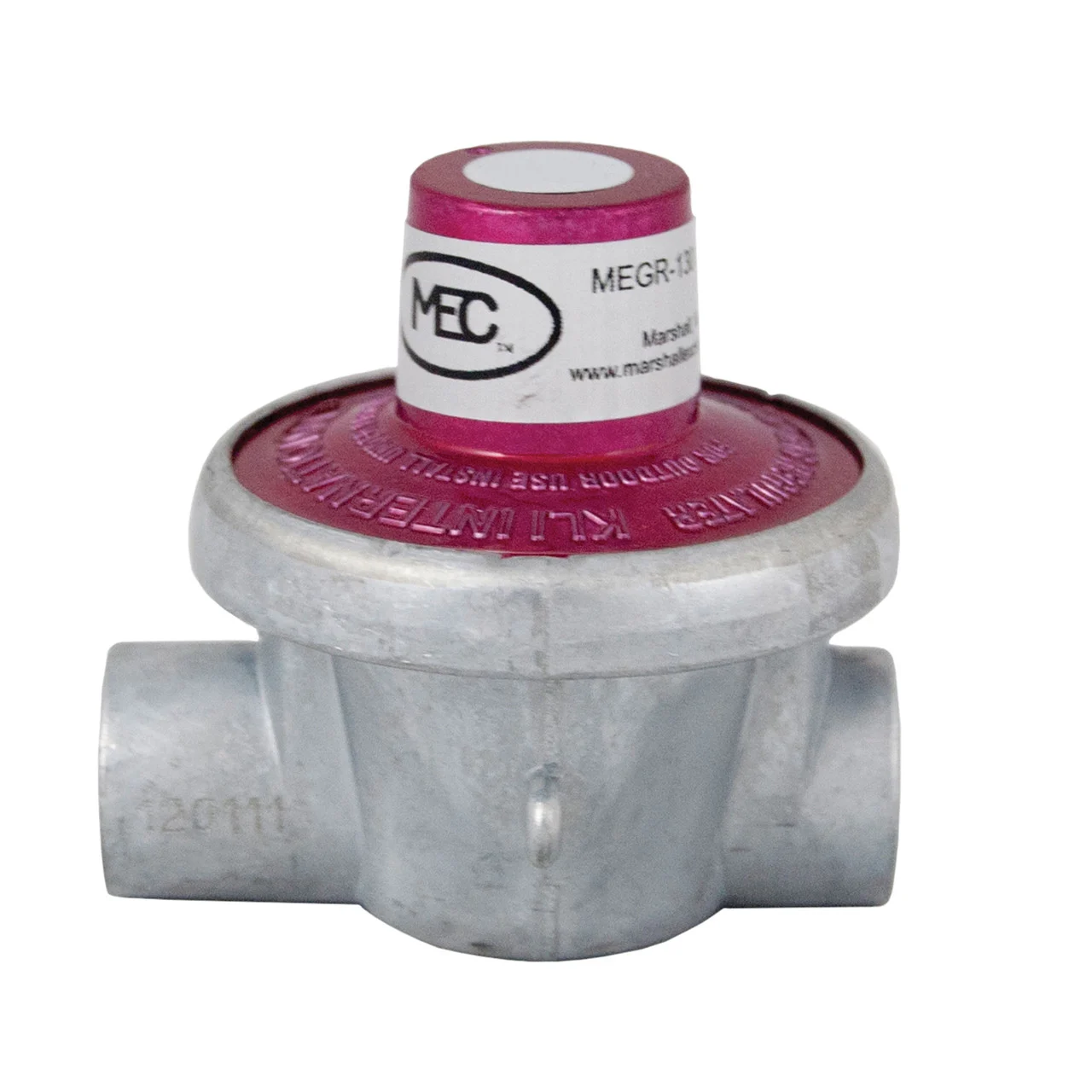 Marshall Excelsior MEGR-130-10 Excela-Flo Compact High Pressure Fixed Regulator 10 PSI - 1/4" FNPT Inlet/Outlet - MEGR-130-10