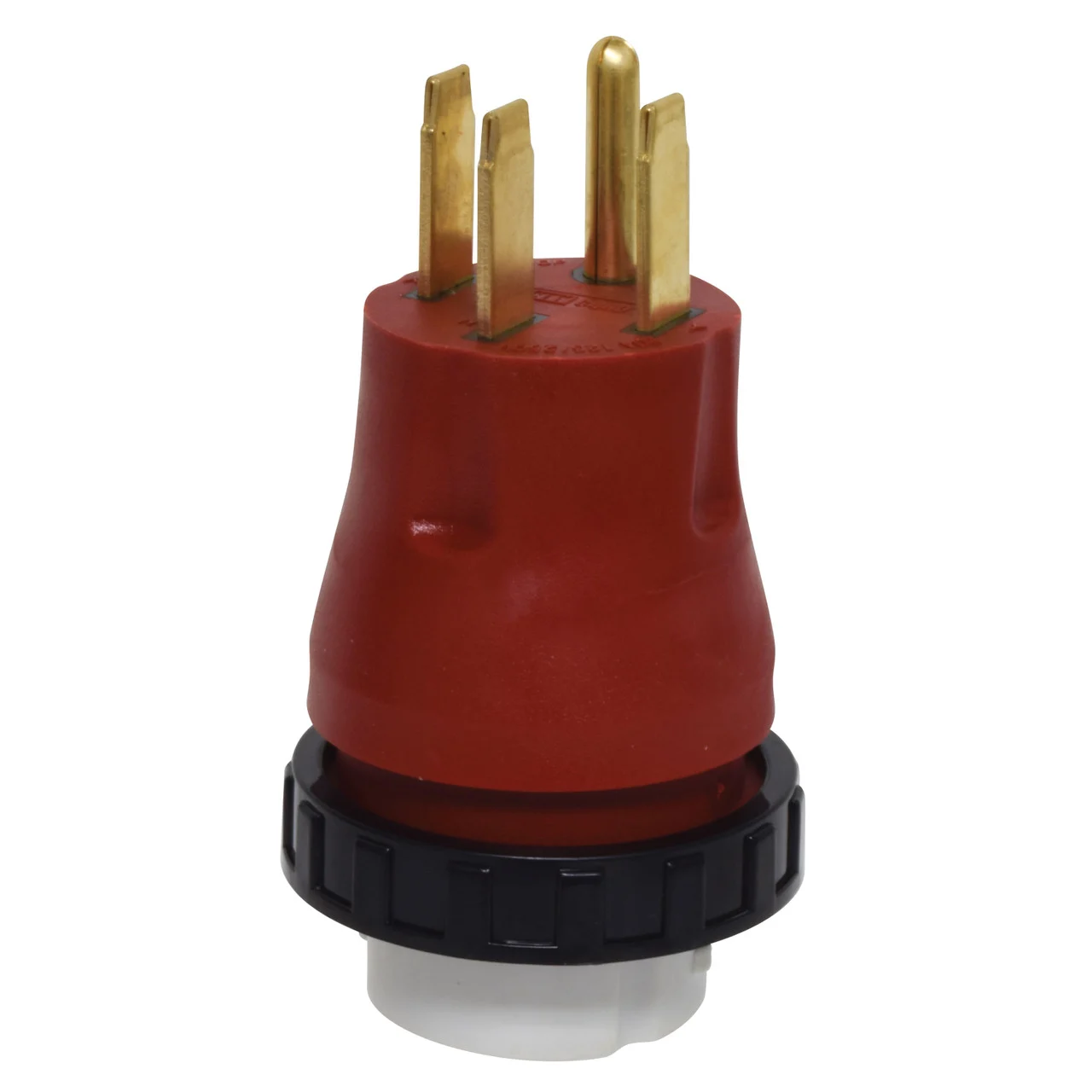 Valterra A10-5050DAVP Mighty Cord Detachable Adapter Plug - 50AM to 50AF, Red (Carded) - A10-5050DAVP