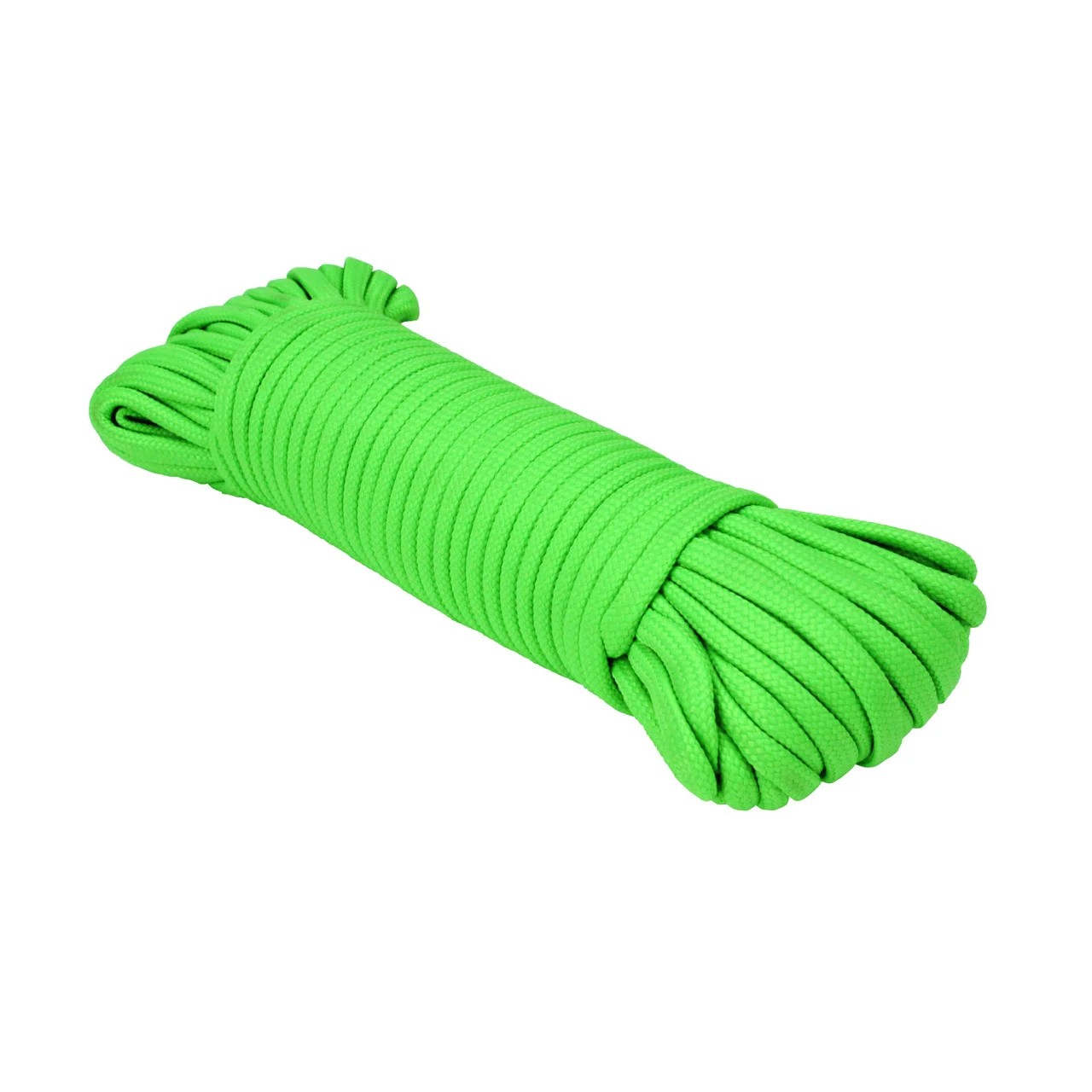 Extreme Max 3008.0508 Neon Green Type III 550 Paracord Commercial Grade - 5/32" x 250' - 3008.0508