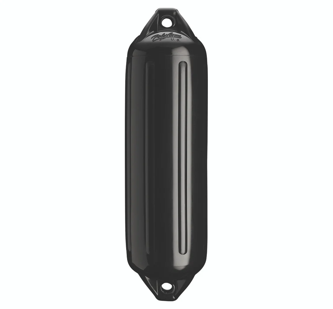 Polyform NF-4 BLACK NF Series Fender - 6.4" x 21.6", Black - NF-4 BLACK