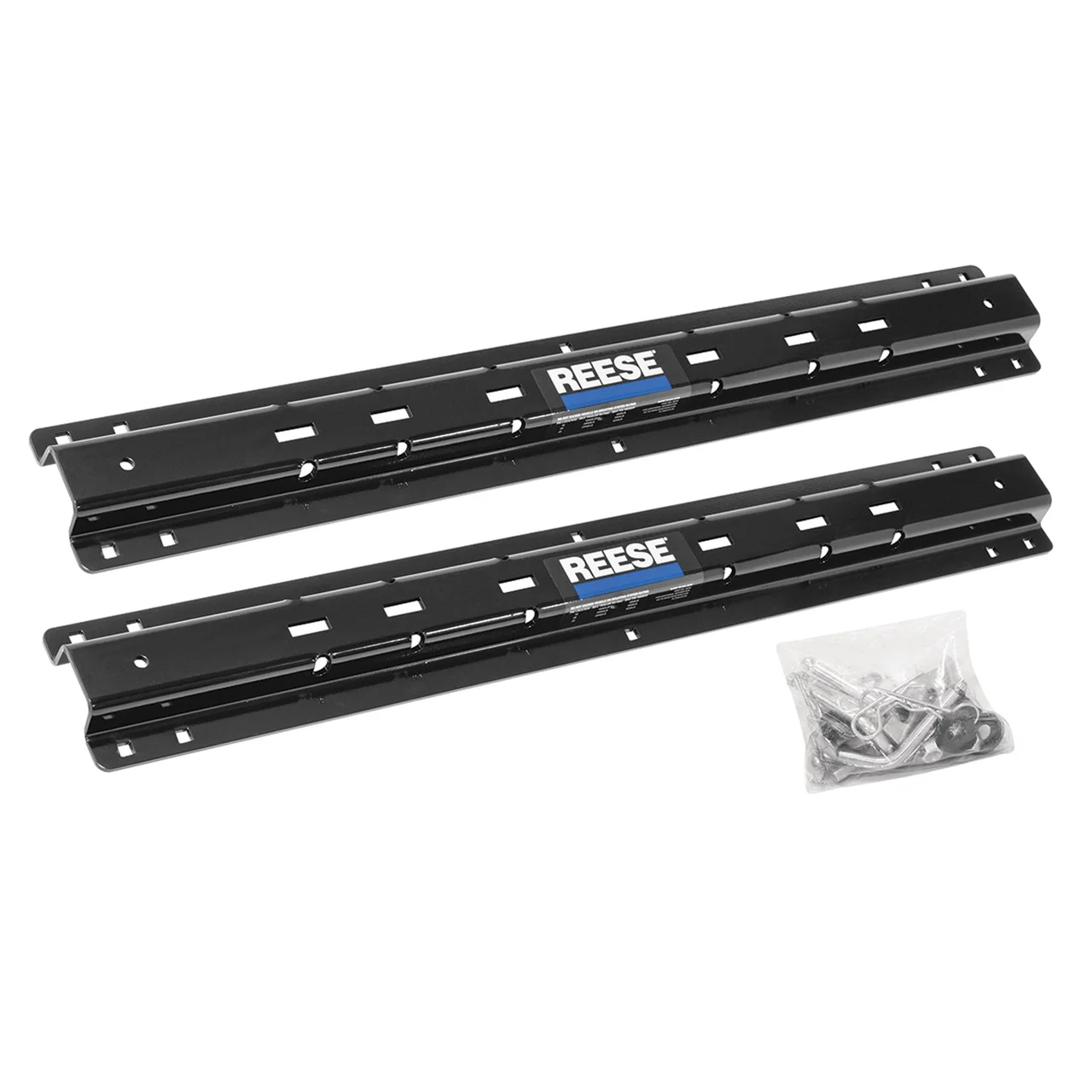 Reese 30153 Outboard Fifth Wheel Trailer Hitch Mounting Rails Only - 10-Bolt, 48" Width - 30153
