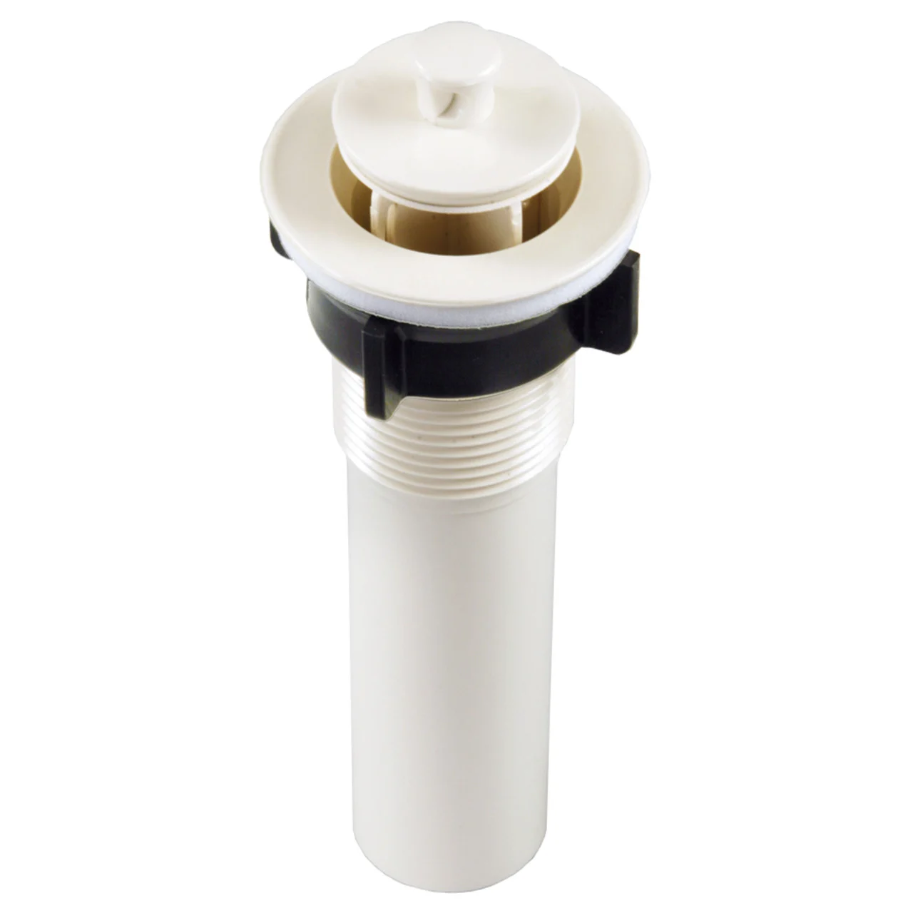 JR Products 95235 Sink Strainer with Pop-Up Stopper - Parchment - 95235