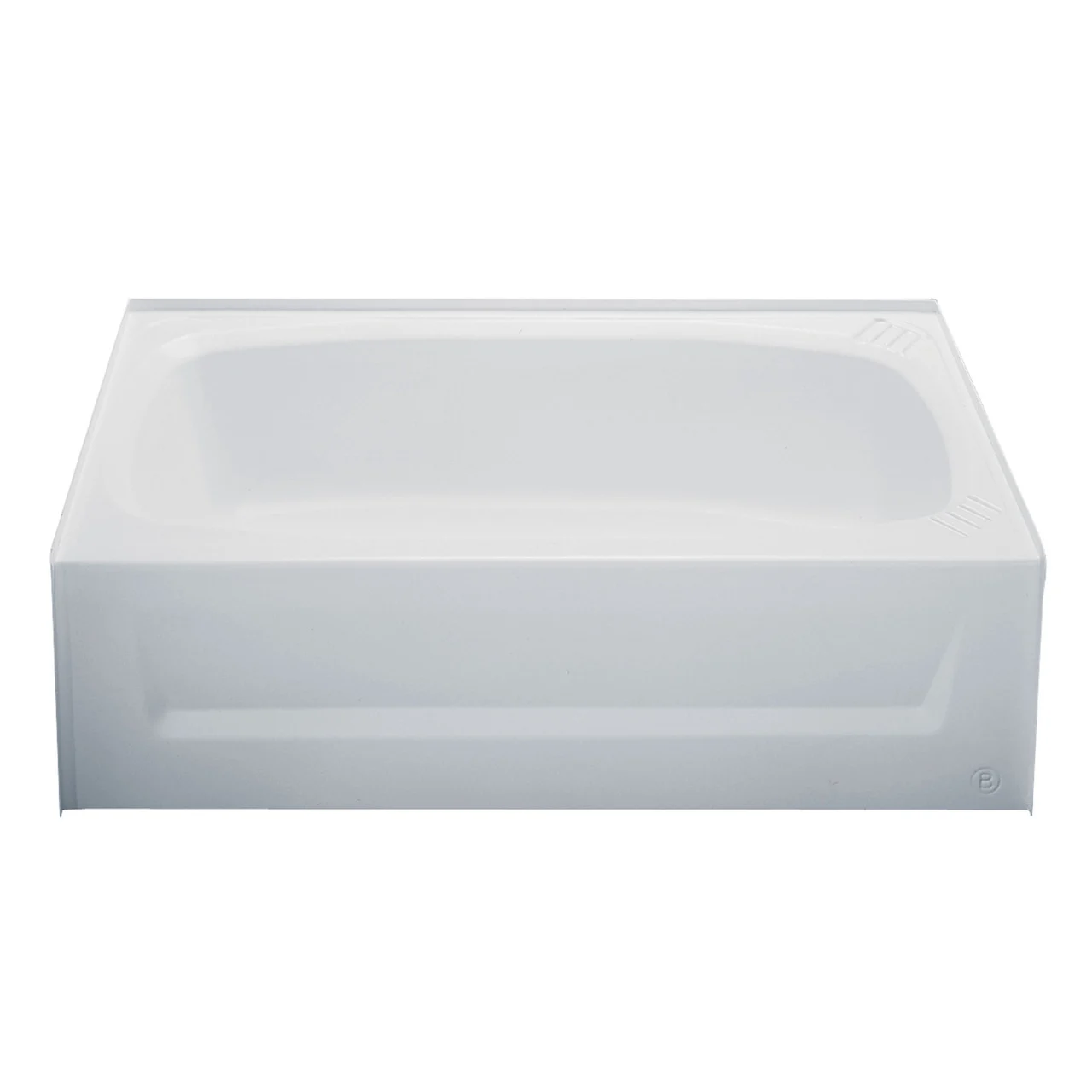 Kinro W2754A LH-SPK ABS Bath Tub with Apron - 27 in. x 54 in., Left Hand, White - 209712
