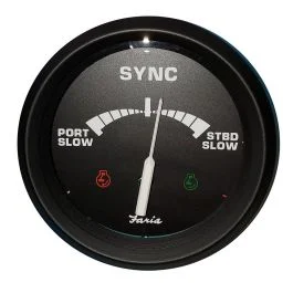 Faria 4" Gauge Engine Synchronizer F/Dual Engines Gas & Diesel