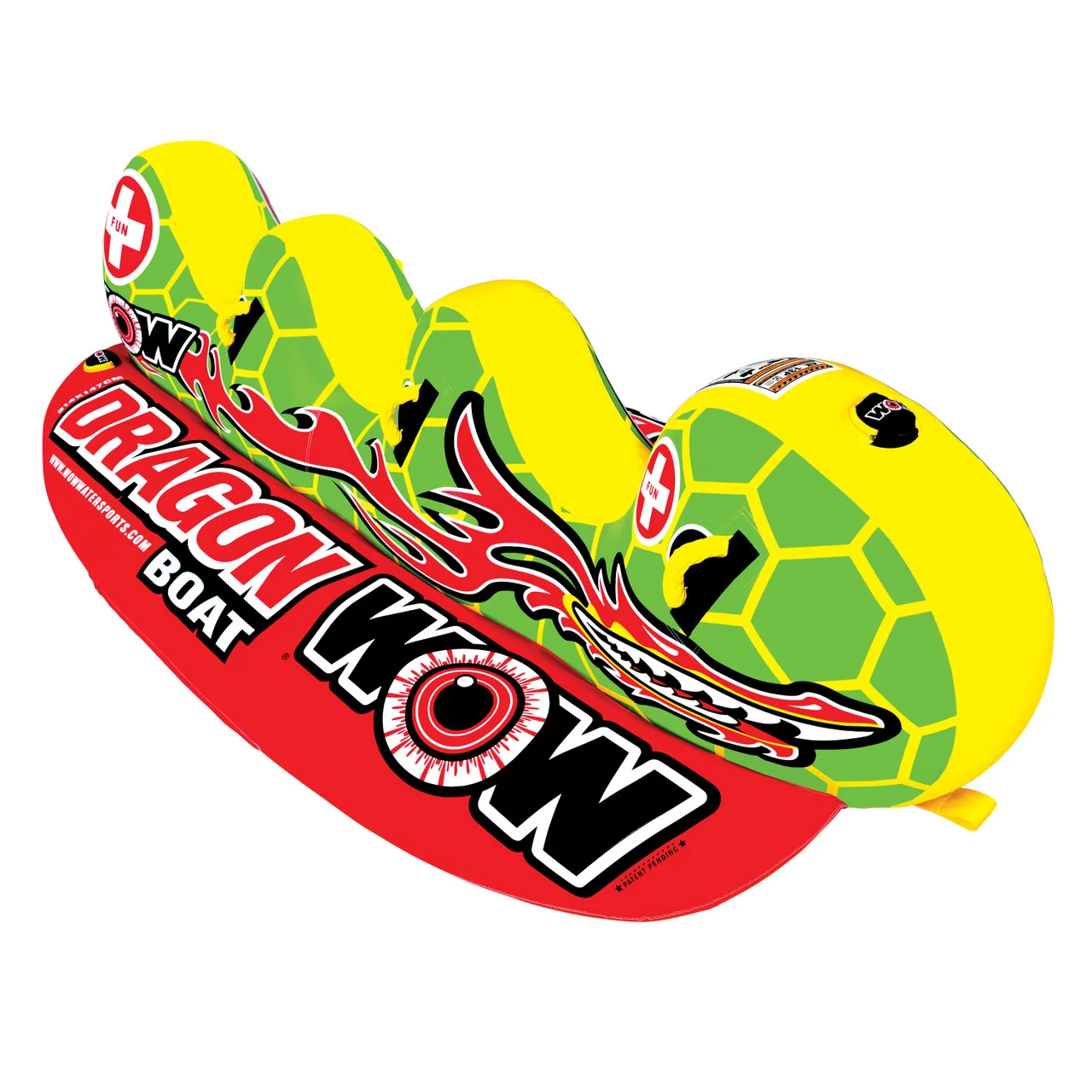 Wow Watersports 13-1060 Dragon Boat Towable 3 Rider - 13-1060