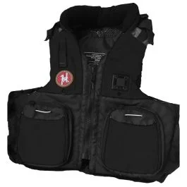 First Watch Av-800 Four Pocket Flotation Vest - Black - Large To Xl