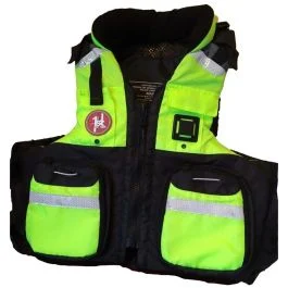 First Watch Av-800 Four Pocket Flotation Vest - Hi-Vis Yellow - Large To Xl