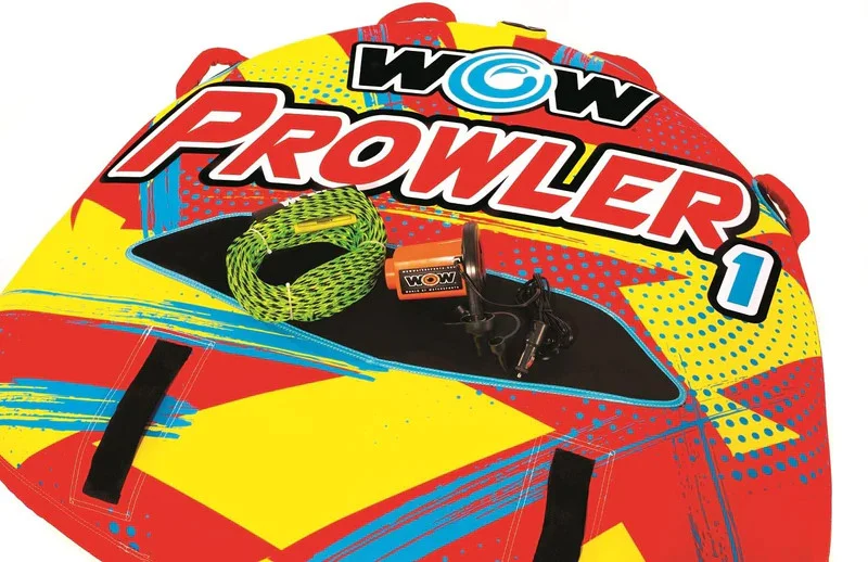 Wow 22-wto-3990-x Prowler 1 Person Towable Starter Kit With Pump And Tow Rope - 22-WTO-3990-X