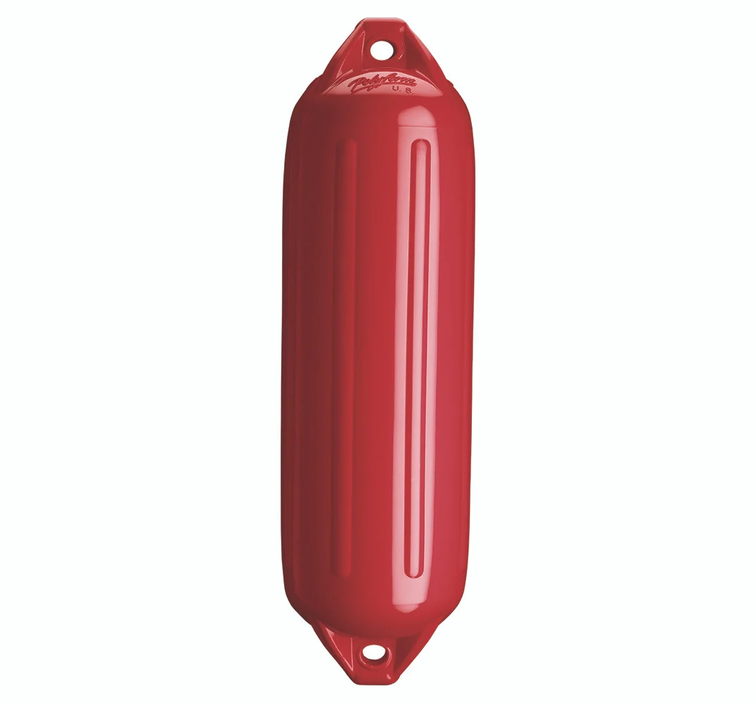 Polyform NF-4 CLASSIC RED NF Series Fender - 6.4" x 21.6", Classic - NF-4 CLASSIC RED