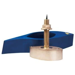 Furuno 526t-Hdd Bronze Broadband Thru-Hull Transducer W/Temp, Built-In Diplexer & Hi-Speed Fairing Block 1kw (10-Pin)